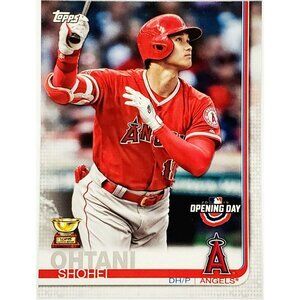SHOHEI OHTANI ROOKIE CUP 2019 TOPPS OPENING DAY #100, ANGELS, DODGERS